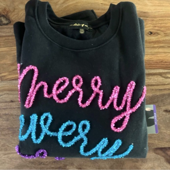 NWT State Of Mine Women's Sparkle Sweatshirt - Picture 16 of 16